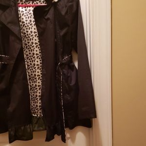 Young girl rain coat
